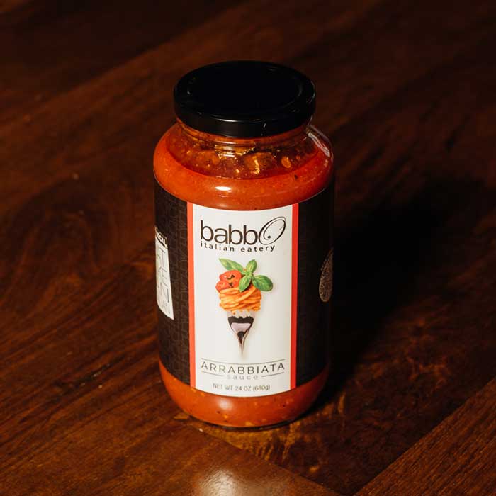 Spicy arrabbiata sauce wholesale - gluten free, no MSG, 24oz jar