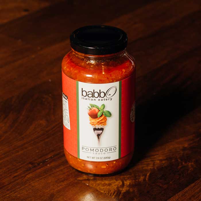 Wholesale pomodoro sauce with extra virgin olive oil - 24oz jar